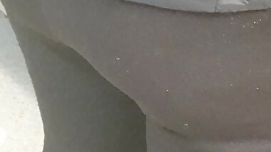 Horny step mom and step son caught fucking in the kitchen