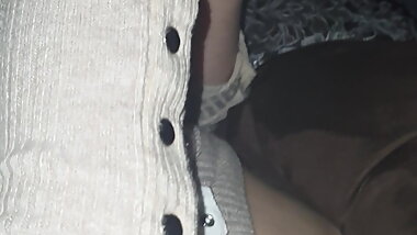 Romanian step mom shows pussy making son dick hard