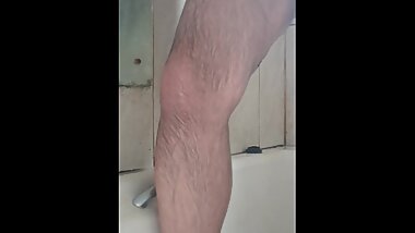 Step mom showering step son dick in the bathroom till he cum on her mouth
