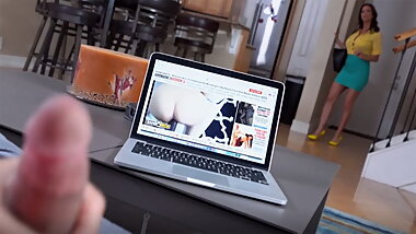 Alexis Fawx catches her Stepson watching porn