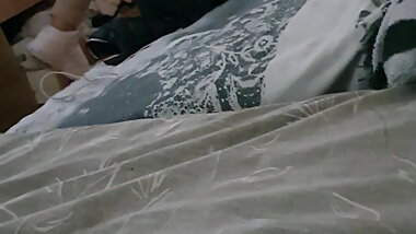 Step mom caught into step son dick by daughter