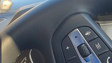 Step mom surprised by step son having sex in the car with da