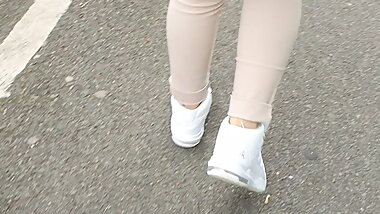 Step mom being naughty and fuck step son in supermarket