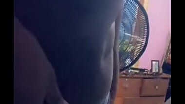 Teasing my jamaican step mom fat pussy