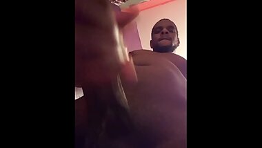 Jacking off while my step mom showers