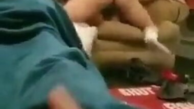 Son watching mate Bareback his mom! While wanking