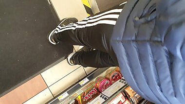 Step mom fucked in candy shop by step son