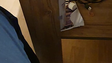 Horny Step mom flashing ass in front of step son