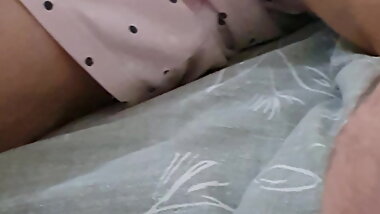 Muslim girl morning blowjob in the step son room