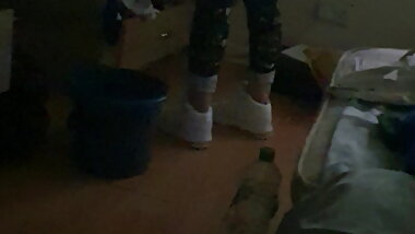 Step mom pull off leggings and fuck Bulgarian step son