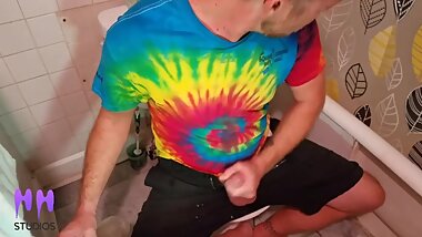 Stoned Step Son Uses Pocket Pussy While Mom Is In The Shower (Preview)