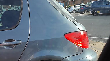 Step mom caught fucking step son in BMW 3 series