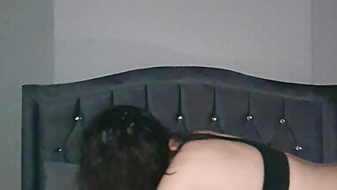 Step mom fucked through panties by Bulgarian step son