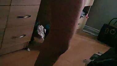 Step mom has changed her clothes into step son room