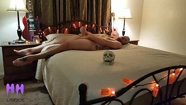 Step Son Has Jerk Off In Front Of Mom To Break The Voodoo Curse Part 2