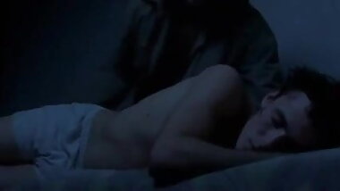 Mom gives son a handjob at night