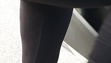 Lebanese step mom has sex in the car with Pakistan step son