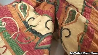 Cock hungry mother-in-law seduces him