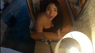 She loves watching herself get pounded