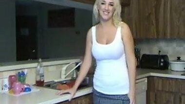 Mom in the kitchen. JOI