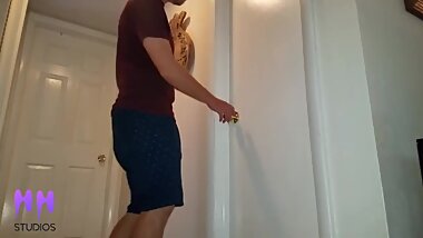 Sneaky Step Son Spies On Moms Nude Pussy (Preview)