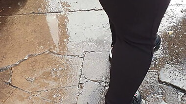 Busty Muslim has sex with Pakistani stepson in coffee shop