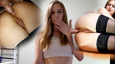 Step Mom wants anal sex 4K Creampie