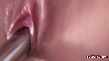 German Mom Seduce to Fuck by Step-Son and Two Friends