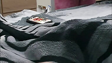 Step mom gets caught on camera in white thongs into son room