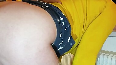 "Fuck My Ass Deep And You'll Feel Better, Stepson" - Anal Creampie Amateur MILF