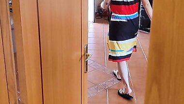 wetting stepmother for her to take off her clothes and give her an internal cumshot