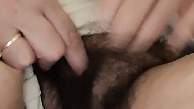 Mommy showing you hairy pussy