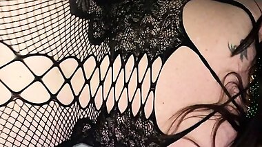 big booty brunette sexy pawg get in-tangled with the purple king