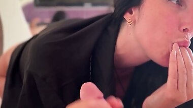 Stepmom cheated with her stepson and got a mouthful