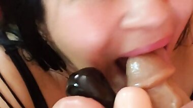 JOI - Suck three dicks bukkake bbc