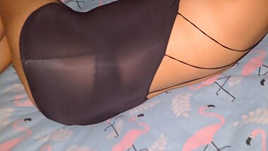 Horny mature stepmom and hot stepson share bed