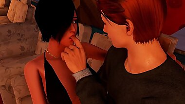 3DXChat - Stepmom and Stepson on the Love Train