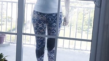 PervMom - Busty Housewife Janna Hicks Moans Loud While Riding Her Stepsons Fat Cock On The Couch