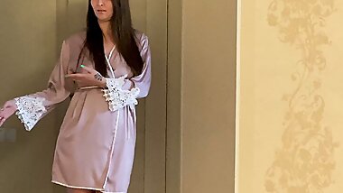 A young guy fucks his sexy stepmom instead of his father. - Fuck, why are you doing this!!!