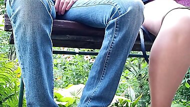 Gorgeous mom shows her step son how to change a pad in a public place