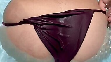 Hot mom on the beach