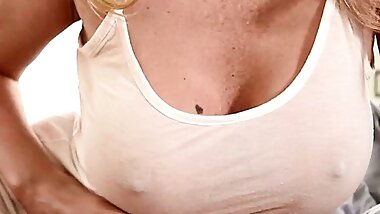 Perverted Stepmommy Julia Ann Milks Her Big Dick Stepson!