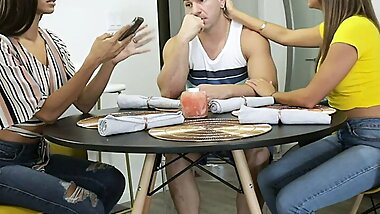 Family Strokes - Lusty Milfs Havana Blue and Gia Vendetti Takes Foster Son&rsquo;s Virginity