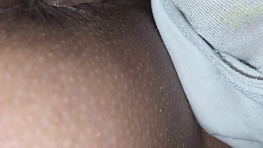 Desi Stepson playing between the sheets with stepmom