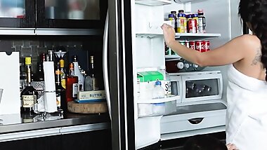 Family Strokes - Hot Milf Stepmom Grabs Her Stepson's Cock After Wild Night Out And Fuck Him Hard