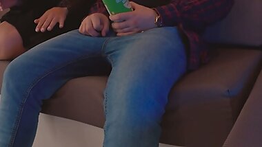 I put my dick in a box of chips and served my stepmom! HER reaction was amazing!