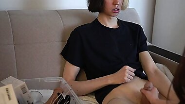 Stepsister found my toys and tries one on me