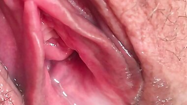 Super Close-up: Pussy Fucking. Cum inside. Creampie.