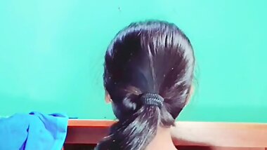 Sexy Japanese teen girl shows her body and plays with dildo