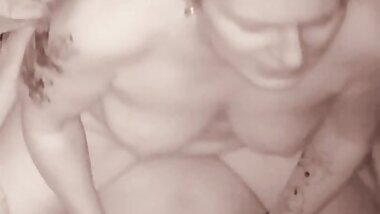 Mom sneaks into step son room and rides him husband away  cheating wife